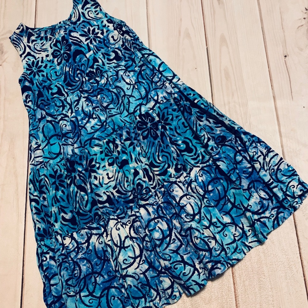 Blue Floral Boutique Maxi Dress